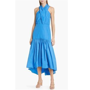 Veronica Beard Radley Halter Neck Hi-Low Dress, NWT, Size 6